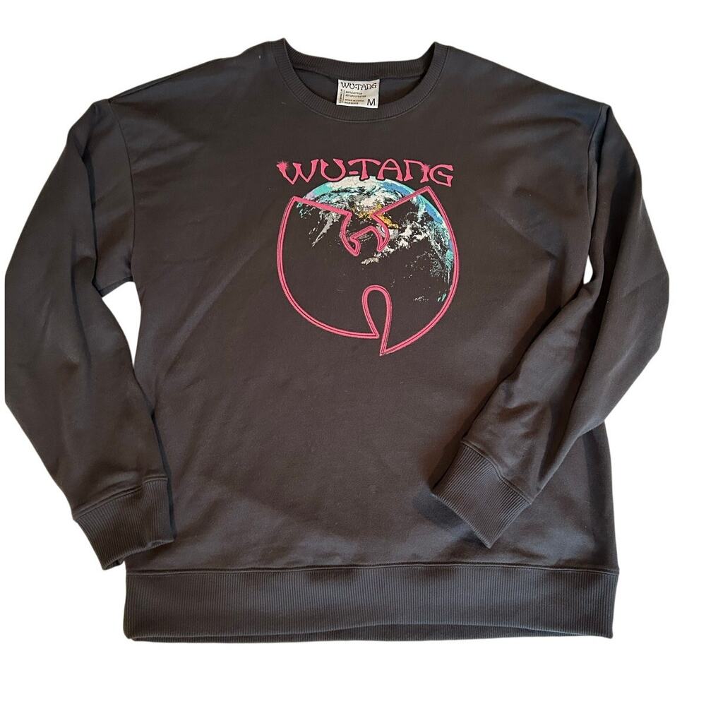 Wu-Tang Clan Earth Logo Crewneck Sweatshirt Rap Hip Hop Medium
